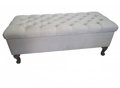 Hocker Chaiselounge Fußhocker Beistellhocker Sitzbank Chesterfield